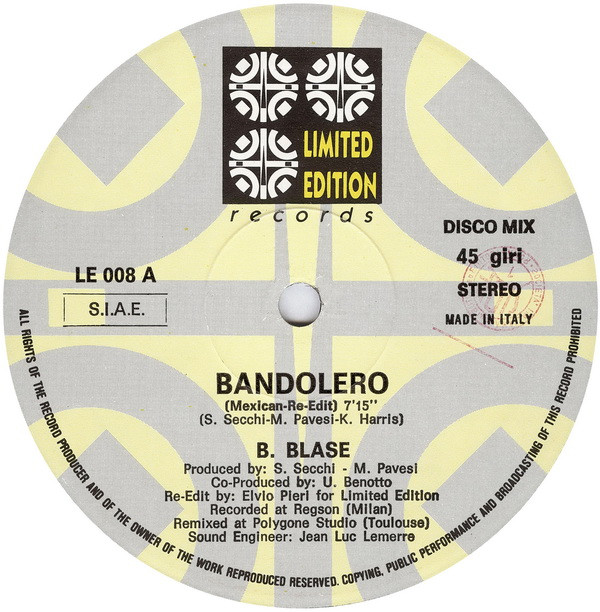 Now playing: B. Blase - Bandolero