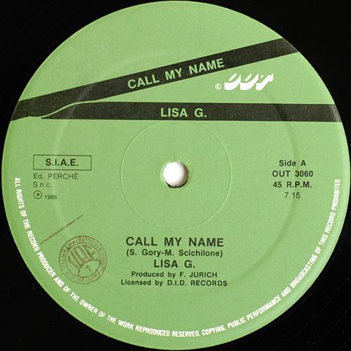 Lisa G. - Call My Name