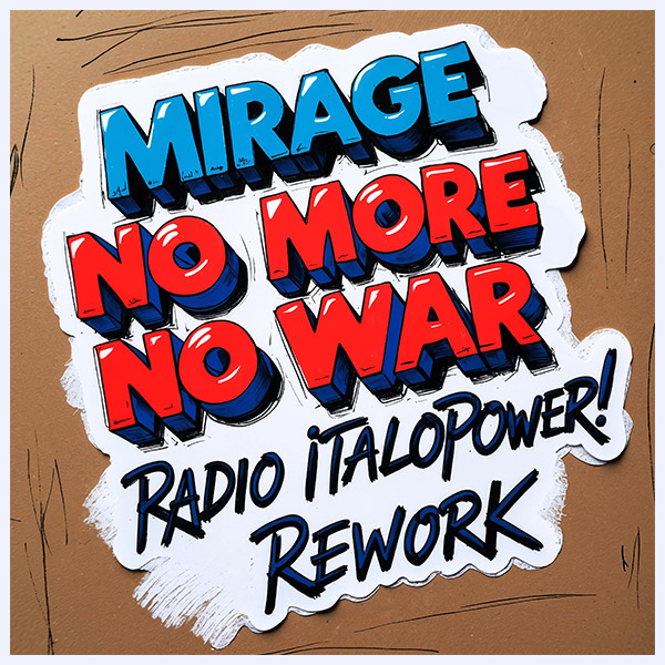Now playing: Mirage - No More No War (Radio ITALOPOWER! Rework)